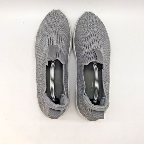 Tommy Bahama Knit Slip On Sneakers Women's 8 Light Gray Pull On Jogger Loafers - Picture 6 of 9